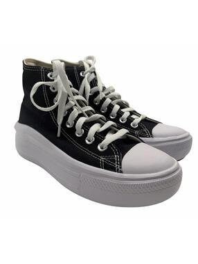 Converse Chuck Taylor Women's CTAS Move Hi Platform Sneakers Black Size US 7